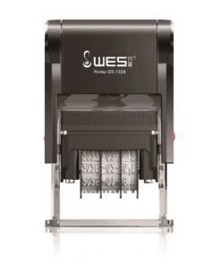 Custom Text + Dater Rubber Stamp – Self-inking - 28mm x 13mm