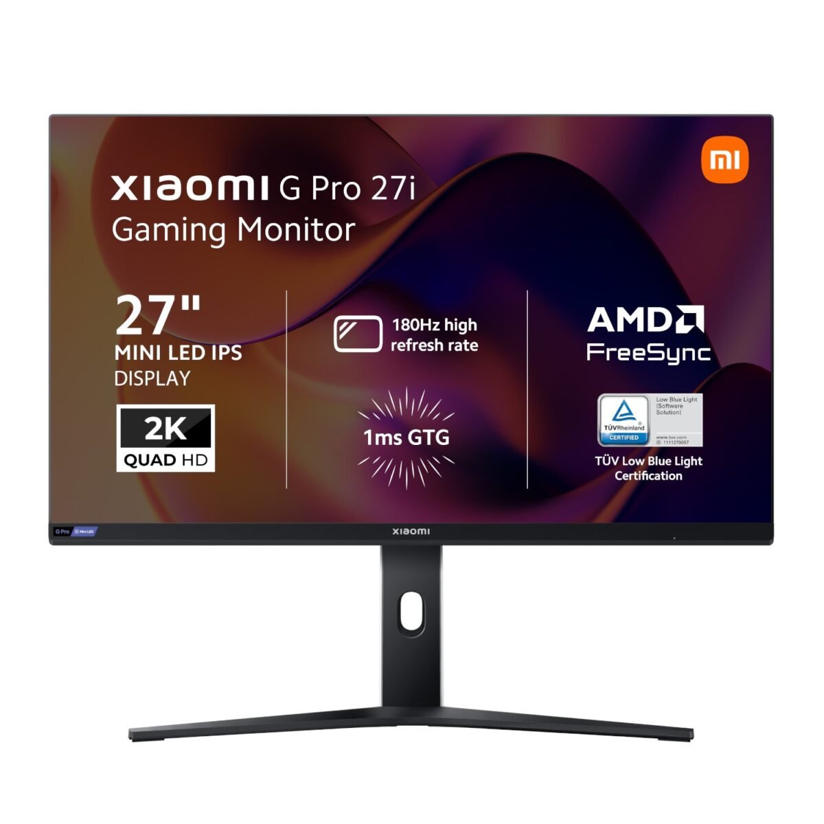 ELA5585EU_Xiaomi-G-Pro-27i_27-inch_2k_qhd_gaming_monitor_wr_01b Xiaomi G Pro 27i 27" 2K 1440p Mini LED IPS Gaming Monitor (180Hz, 1ms, 16:9, HDMI/DP, AMD FreeSync, and HDR1000) - Image 1