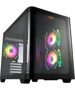 Alternative view of FSP S380 M-ATX ARGB Gaming Chassis and VITA GM 750W Power Supply Bundle