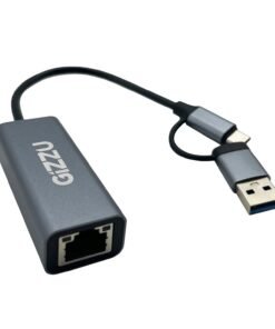 Alternative view of Gizzu High Speed Type-C/A to Gigabit Adapter Poly