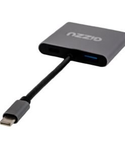 Alternative view of Gizzu 4-in-1 Type-C to Dual HDMI Hub