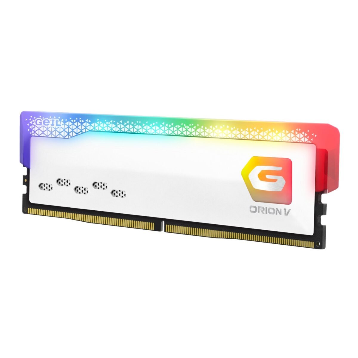 GAVSW516GB6000C36CSC_Geil-Orion-V-RGB-16GB-6000MHz-DDR5-Desktop-Gaming-Memory-White_wr_03 Geil Orion V RGB 16GB 6000MHz DDR5 Desktop Gaming Memory - White - Image 3