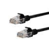 Gizzu Cat6 UTP Fly Lead Ethernet Network Cable 20cm - Black
