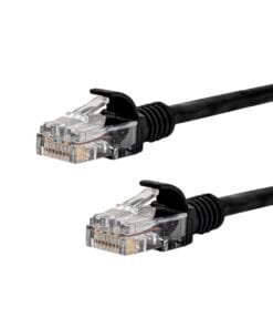 Gizzu Cat6 UTP Fly Lead Ethernet Network Cable 2m – Black