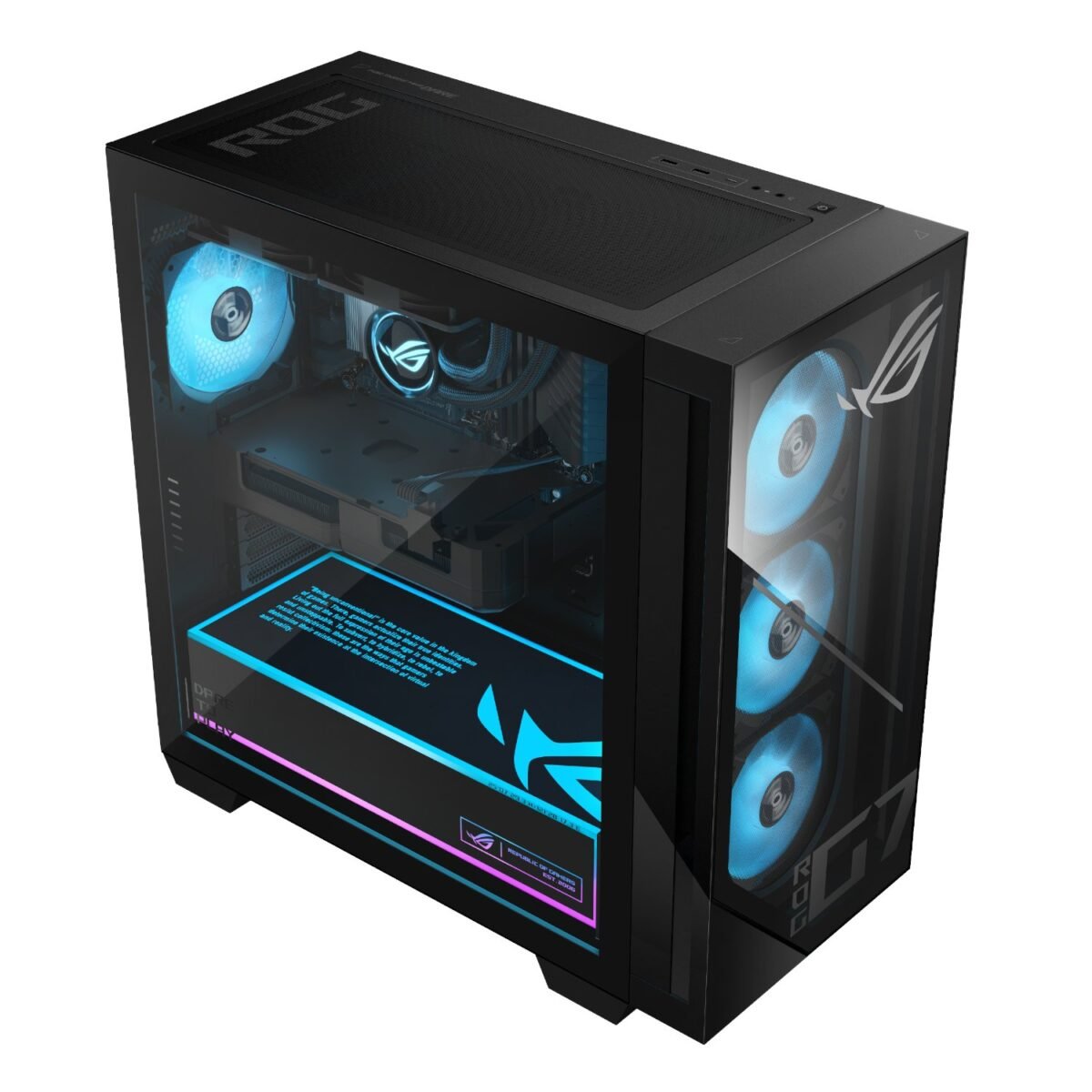 GM700TZ-73210B70WW_Asus-ROG-G700-AMD-Ryzen-7-9700X-Windows-11-Gaming-Desktop-Tower-Black_wr_04a Asus ROG G700 Gaming Desktop Tower | Ryzen 7 9700X | 32GB DDR5 | RTX 5070 | 1TB SSD | Windows 11 - Image 4