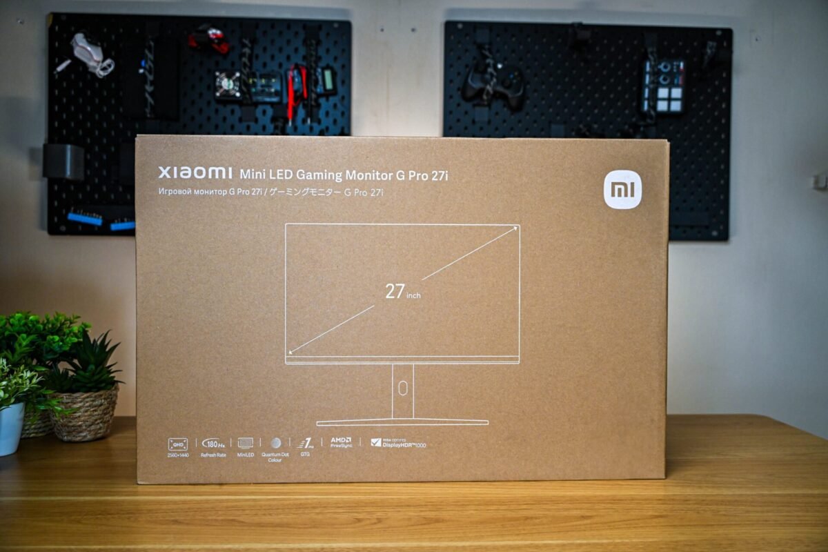GPro27i_Box-1 Xiaomi G Pro 27i 27" 2K 1440p Mini LED IPS Gaming Monitor (180Hz, 1ms, 16:9, HDMI/DP, AMD FreeSync, and HDR1000) - Image 10