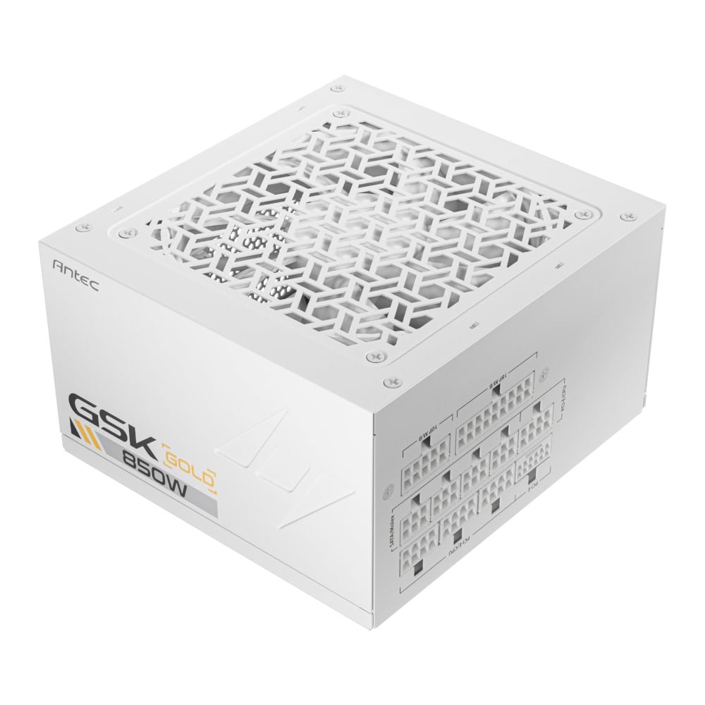 GSK850-W_wr_01 Antec GSK 850W GEN5 ATX3.1 and PCIE5.1 80 Plus Gold Fully Modular White - Image 1