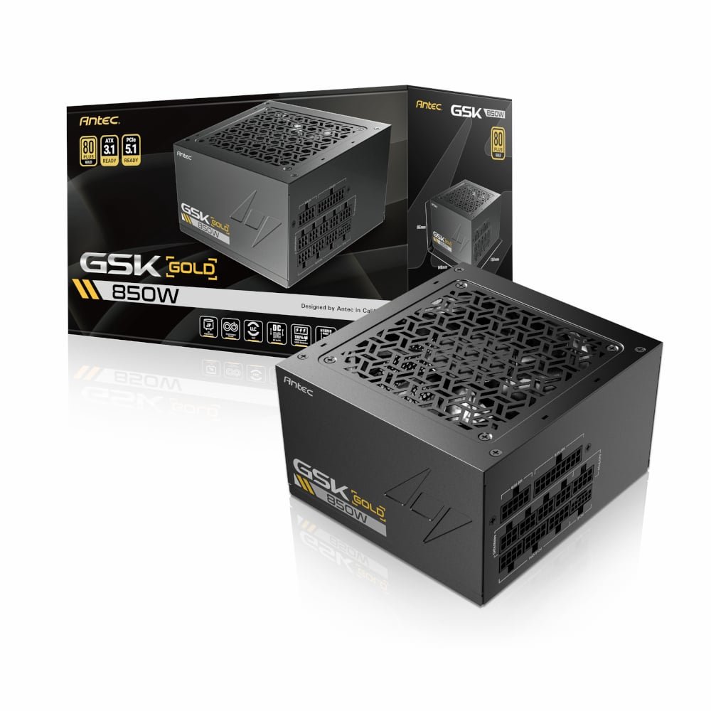 GSK850_wr_06 Antec GSK 850W PCIe 5.1 Gen5 80 PLUS Gold Fully Modular Power Supply - Image 7
