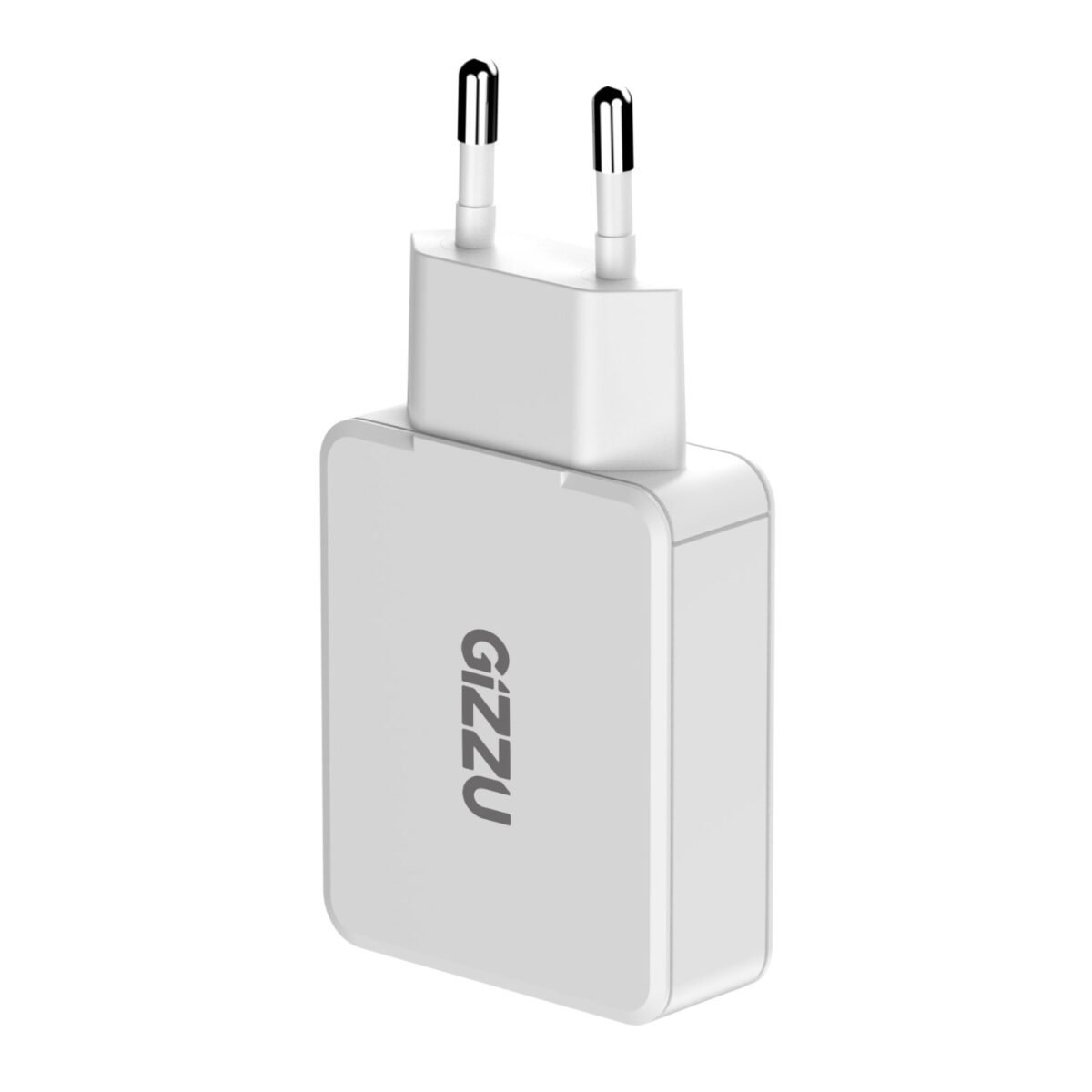 GWCCU65W_Gizzu-2-Port-65W-GaN-Wall-Charger-White_wr_02a Gizzu 2-Port 65W GaN Wall Charger - Image 2