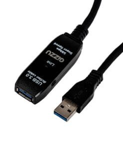 Gizzu USB 3.0 Active Extension Cable 5m - Black