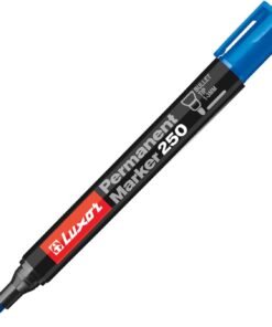 Luxor 250 Blue Permanent Marker (Bullet Tip - Box 10)