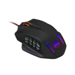 REDRAGON IMPACT 12400DPI MMO Gaming Mouse - Black - Image 3