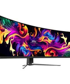 Alternative view of MSI MPG 491CQPX QD-OLED 49" DQHD 240Hz 0.03ms Ultra-wide Curved Gaming Monitor
