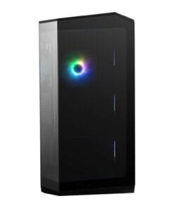 Alternative view of MSI MAG PANO M100R PZ M-ATX ARGB Gaming Chassis - Black