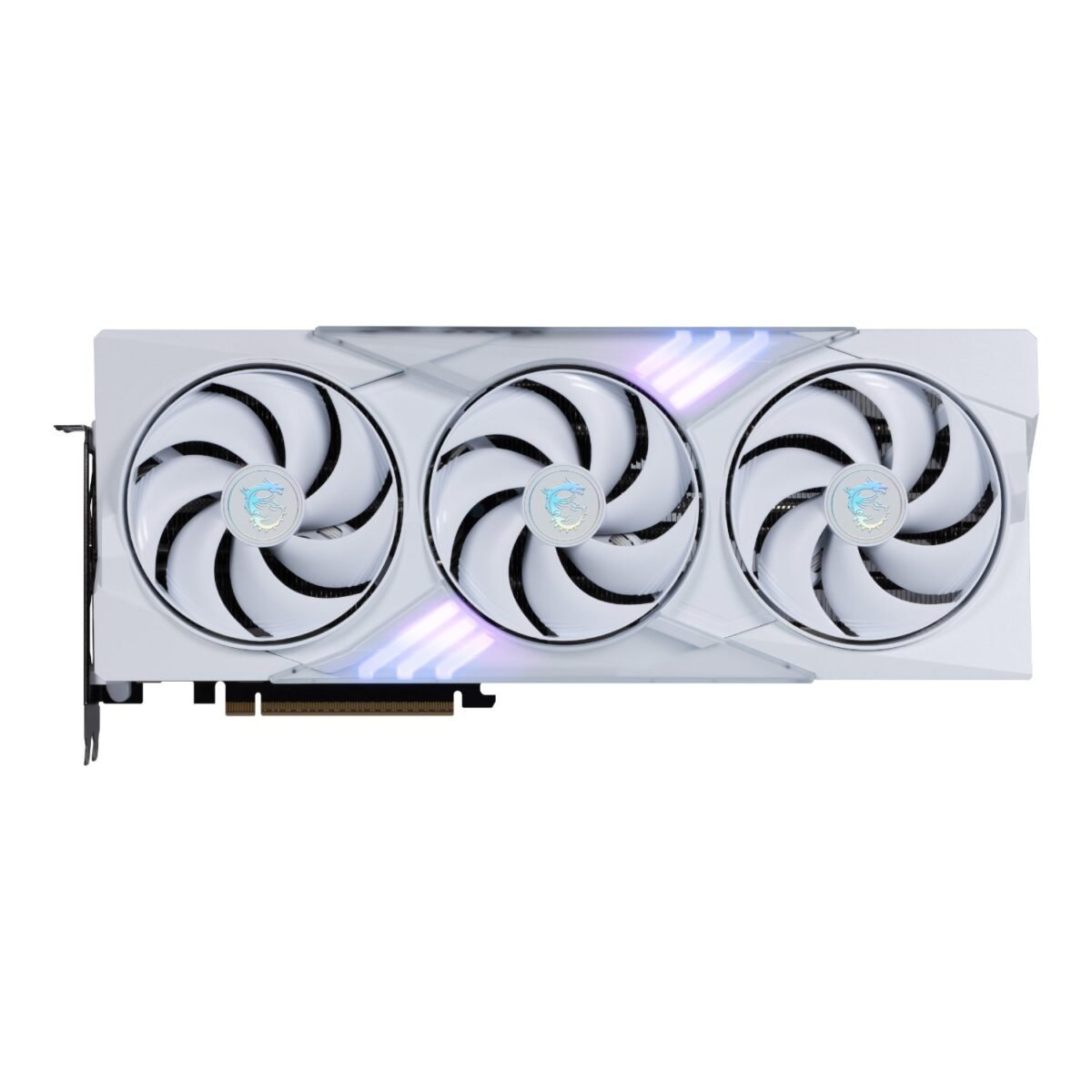 MSI_RTX5080GAMINGTRIOOC16GBWH_wr_02a MSI GeForce RTX 5080 GAMING TRIO OC 16G Graphics Card - White - Image 2