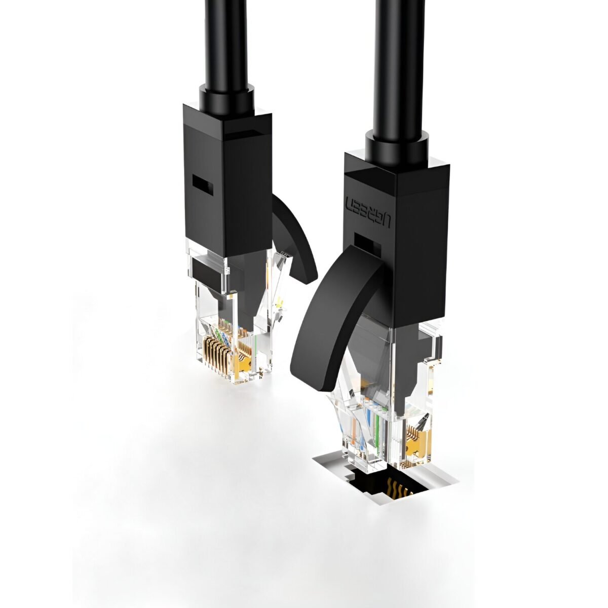 NW102-20158-wr-04 UGREEN NW102-20160 Cat6 UTP Ethernet Cable 2m - Black - Image 3