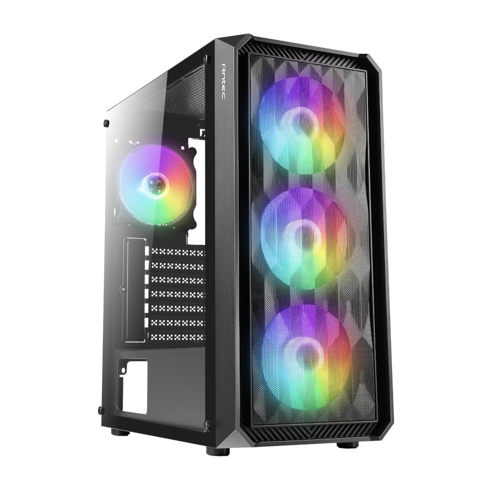 NX292_AR30_wr_02 Antec NX292 ATX | Micro-ATX | ITX ARGB Mid-Tower Gaming Chassis - Black - Image 1