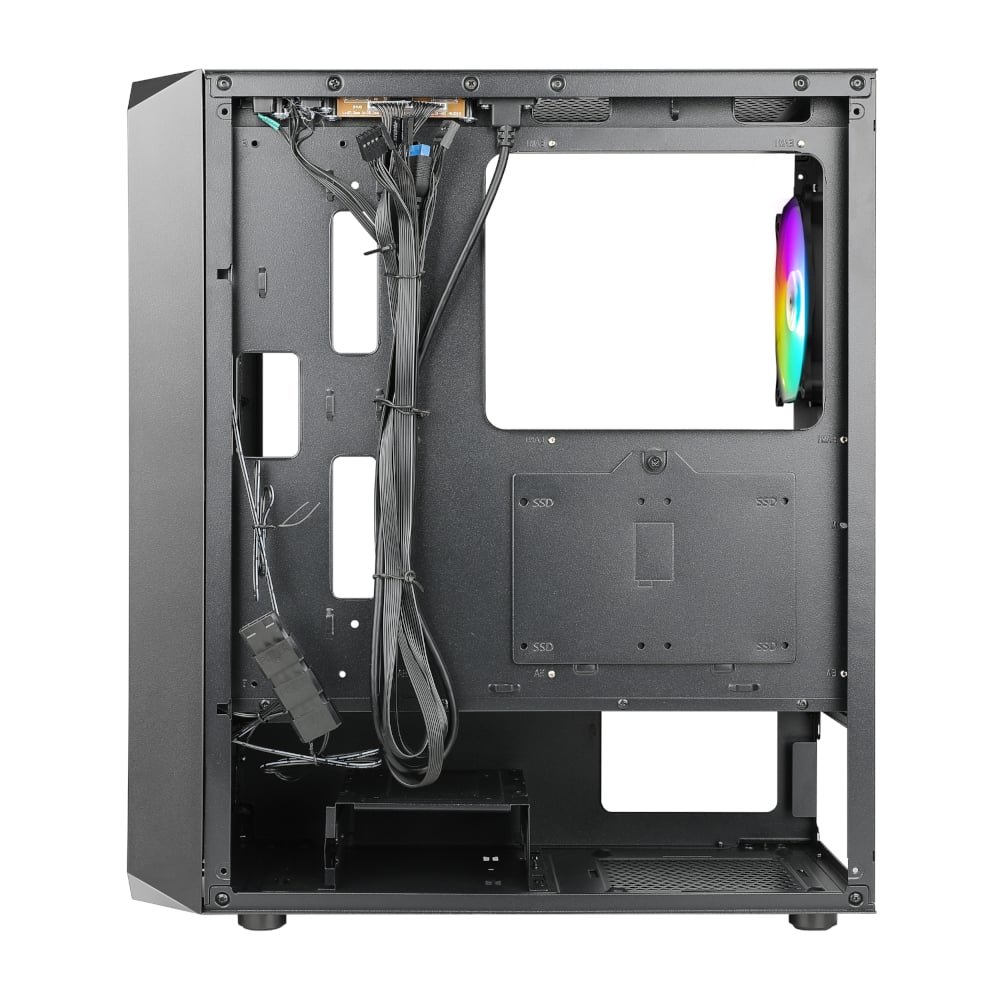 NX292_AR30_wr_04 Antec NX292 ATX | Micro-ATX | ITX ARGB Mid-Tower Gaming Chassis - Black - Image 4