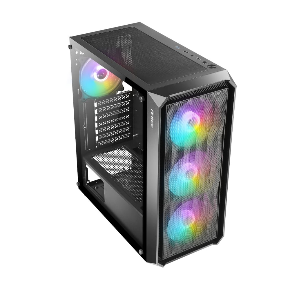NX292_AR30_wr_07 Antec NX292 ATX | Micro-ATX | ITX ARGB Mid-Tower Gaming Chassis - Black - Image 2