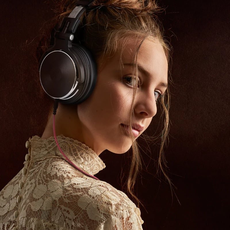 ONEODIO-PRO50_wr_02a Oneodio Pro 50 Professional Wired Over Ear DJ and Studio Monitoring Headphones - BK - Image 4