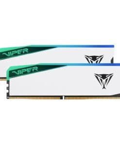 Patriot Viper Elite 5 RGB 32GB 6000MHz DDR5 Desktop Gaming Memory Kit - White