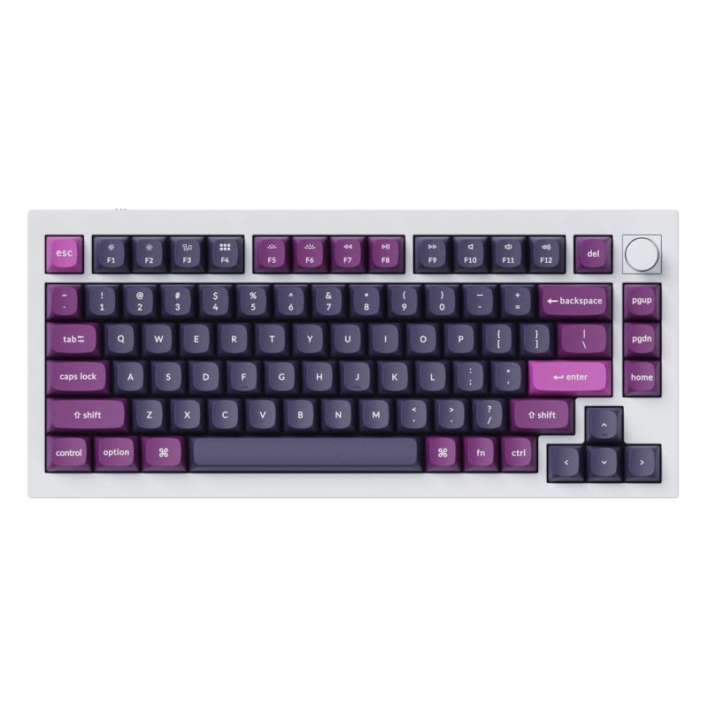 PBT-54_wr_03 Keychron Double Shot OSA PBT Keycap Full Keycap Set - Purple - Image 2