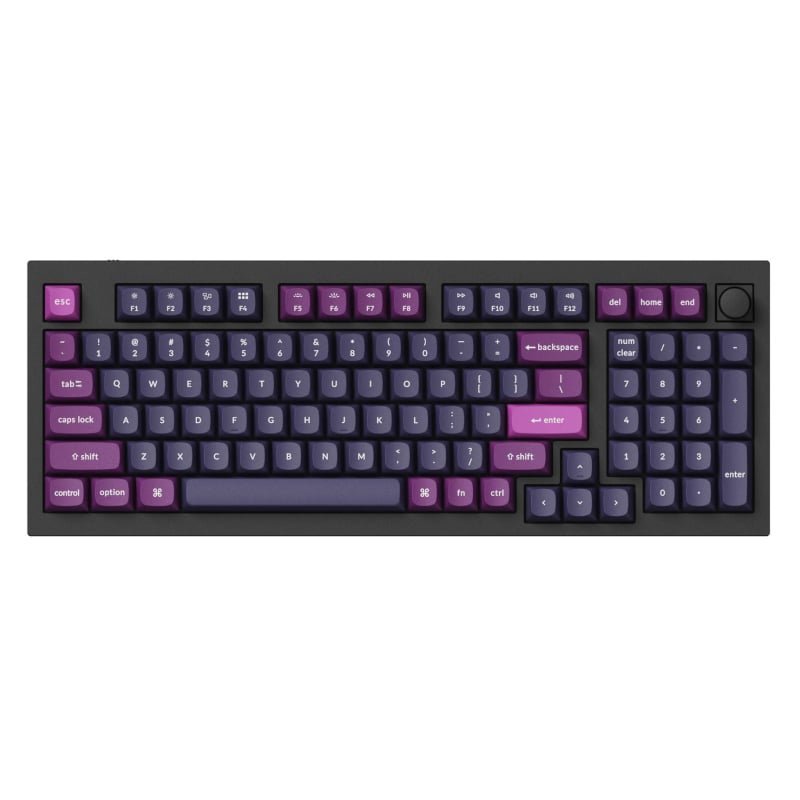 PBT-54_wr_05 Keychron Double Shot OSA PBT Keycap Full Keycap Set - Purple - Image 4