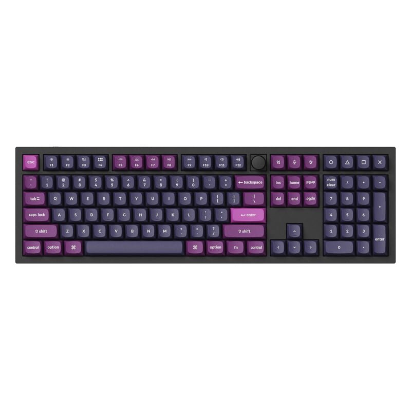 PBT-54_wr_06 Keychron Double Shot OSA PBT Keycap Full Keycap Set - Purple - Image 5