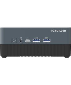 Alternative view of PCBuilder CUBE Intel i3-1315U 16GB DDR4 512GB Windows 11 Home Mini PC