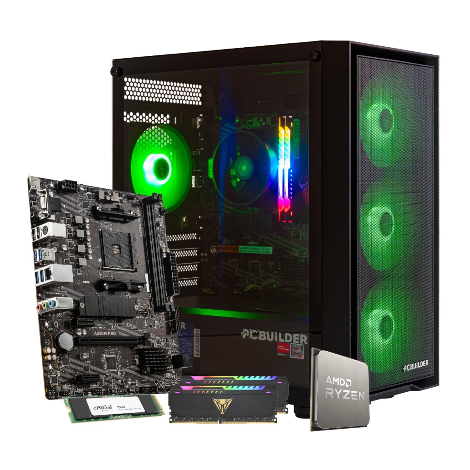 PCBuilder Ryzen 5 5600GT DEFENDER Windows 11 Gaming PC - Image 17