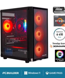 PCBuilder Ryzen 5 5500 SCOUT Windows 11 Gaming PC