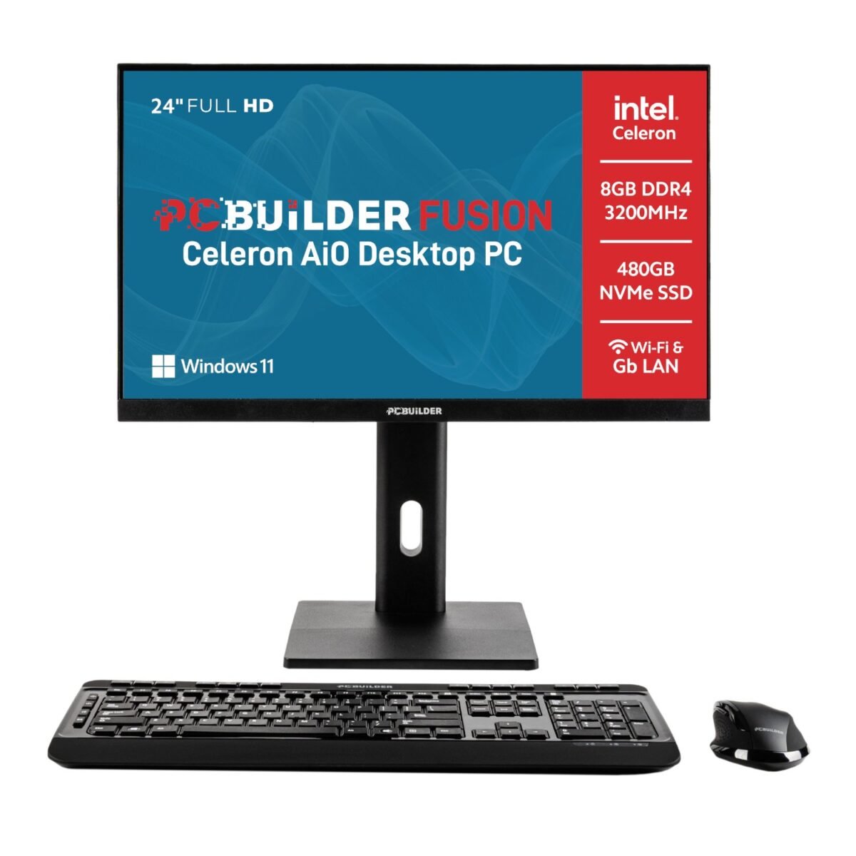 PCBuilder_PCB-AIO-FIB24-CEL8480_wr_01c PCBuilder FUSION 24″ Intel Celeron G6900 Windows 11 AiO Desktop PC - Image 1