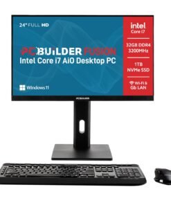 PCBuilder FUSION 24″ Intel Core i7-14700 Windows 11 AiO Desktop PC
