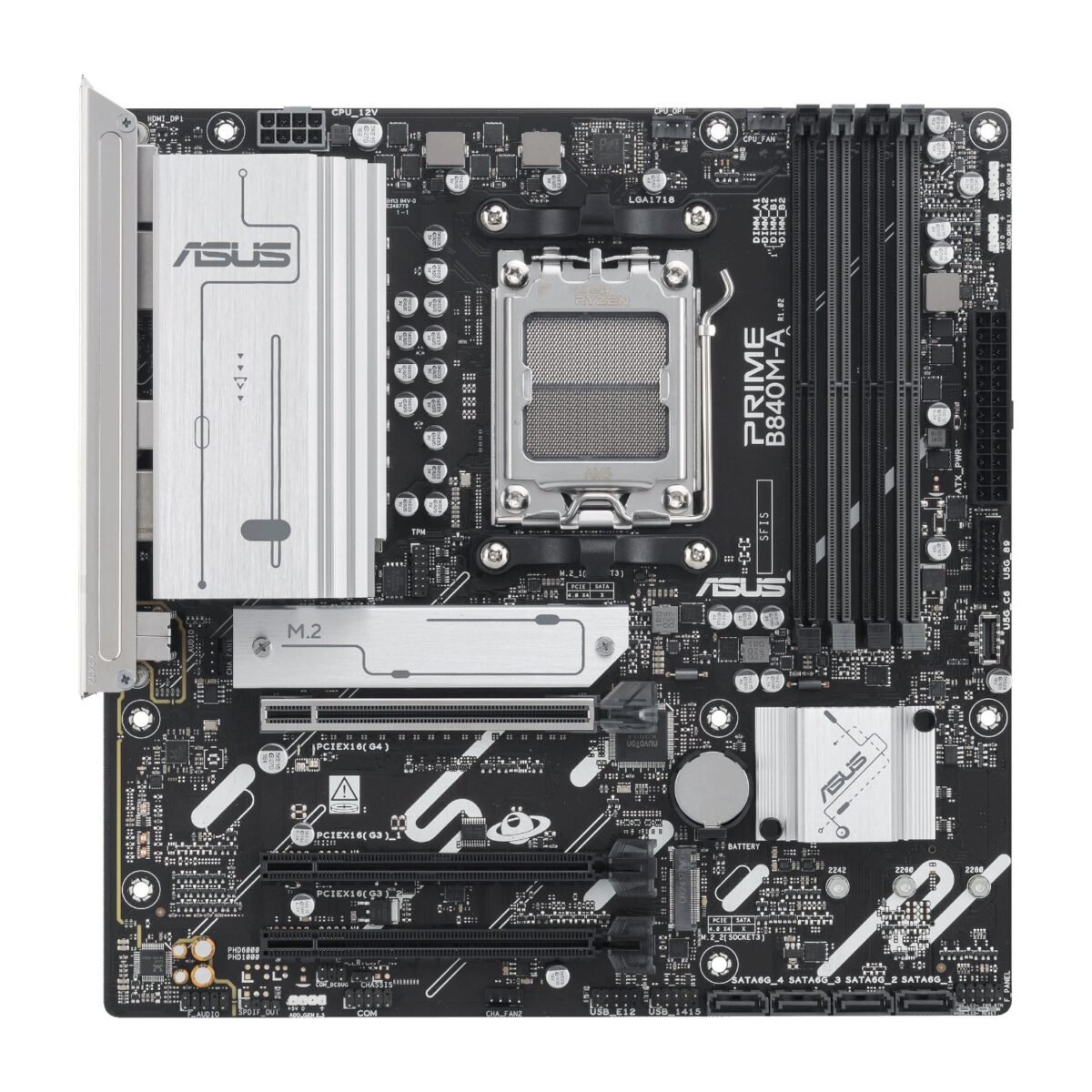 PRIME-B840M-A-CSM_Asus-PRIME-H840M-A-CSM-AM5-Micro-ATX-Motherboard-–-Black_wr_02 Asus PRIME B840M-A-CSM AM5 Micro ATX Motherboard - Image 2