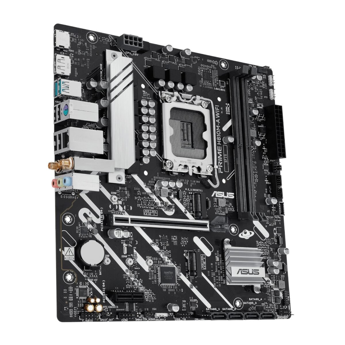 PRIME-H810M-AWIFI_Asus-PRIME-H810M-A-WIFI-LGA1851-Micro-ATX-Motherboard-Black_wr_03 Asus PRIME H810M-A WIFI LGA1851 Micro ATX Motherboard - Image 3