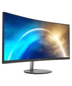 Alternative view of MSI PRO MP341CQ 34″ VA Ultrawide Curved Pro Monitor (1500R, 3440x1440, 1ms, 100Hz)