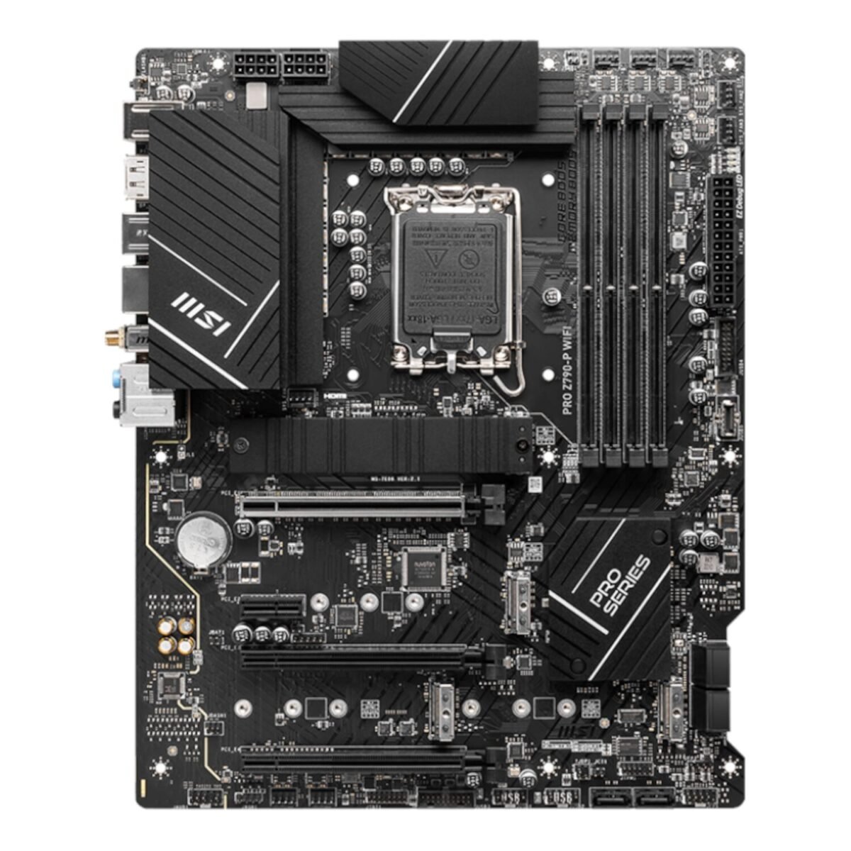 PROZ790-PWIFI-WR-02 MSI PRO Z790-P WIFI Motherboard – Intel Z790, Wi-Fi 6E, DDR5, ATX - Image 2