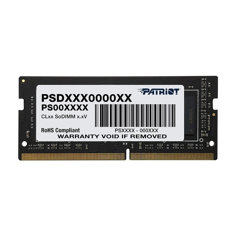 PSD432G32002S_wr_01a Patriot Signature Line 32GB 3200MHz DDR4 Dual Rank SODIMM Notebook Memory - Image 1