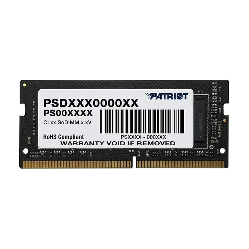 PSD44G266681S_wr_01 Patriot Signature Line 4GB DDR4 2666MHz Single Rank SODIMM Notebook Memory - Image 1