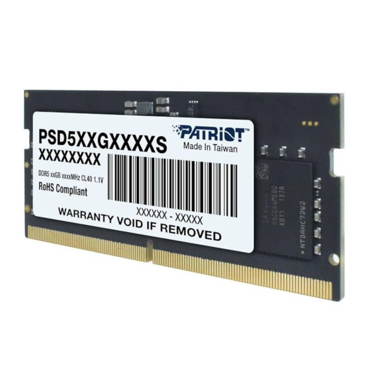 PSD516G560081S_Patriot-Signature-Line-16GB-5600MHz-DDR5-SODIMM-Notebook-Memory_wr_02 Patriot Signature Line 16GB 5600MHz DDR5 SODIMM Notebook Memory - Image 2