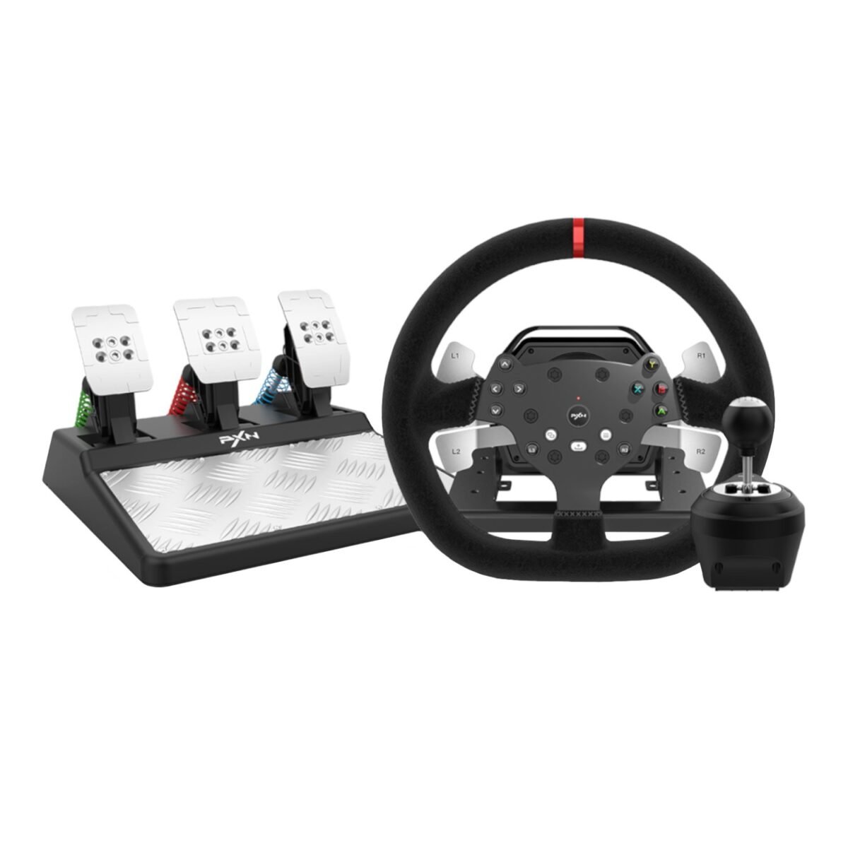 PXN_PXN-V10_wr_01a PXN V10 3-in-1 Force Feedback Steering Wheel - Image 1