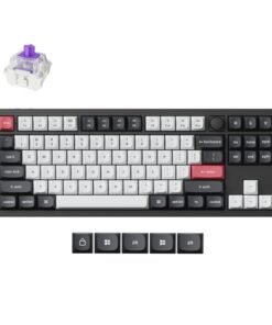 Keychron Q3 HE QMK 80% Wireless Custom Mechanical Keyboard (Nebula Switch) – Carbon Black