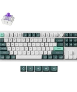 Keychron Q3 HE QMK 80% Wireless Custom Mechanical Keyboard (Nebula Switch) - Shell White