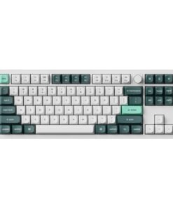 Alternative view of Keychron Q3 HE QMK 80% Wireless Custom Mechanical Keyboard (Nebula Switch) - Shell White