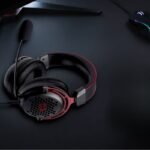 REDRAGON Over-Ear DIOMEDES Honeycomb 3.5mm AUX Gaming Headset - Black - Image 6