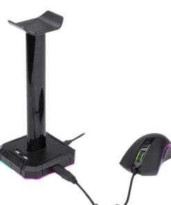 Alternative view of Redragon HA300 Scepter Pro RGB Headset Stand with USB Hub (4 x USB 2.0, RGB Lighting)