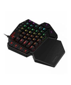 Alternative view of REDRAGON Diti Elite Pro One-Handed RGB Wireless Mechanical Gaming Keyboard - Black