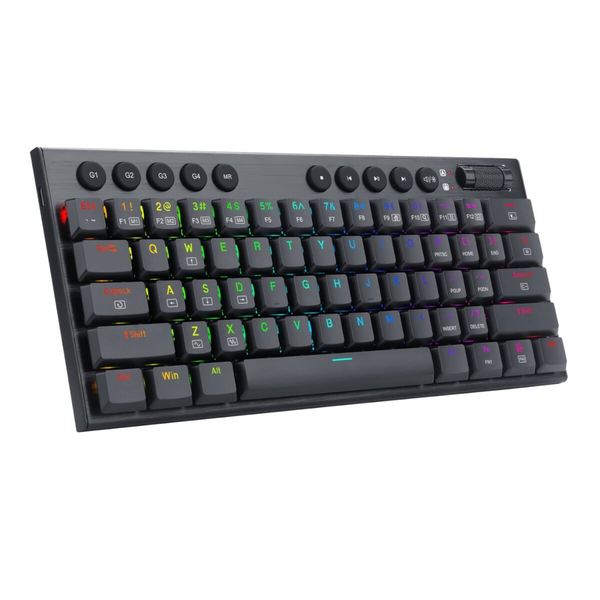 RD-K632-RGB_Redragon-K632-NOCTIS-60-RGB-Wired-Gaming-Keyboard-–-Black_wr_03a REDRAGON Horus Mini 61Key Red Switch RGB Low Profile Gaming Mechanical Keyboard - Black - Image 3