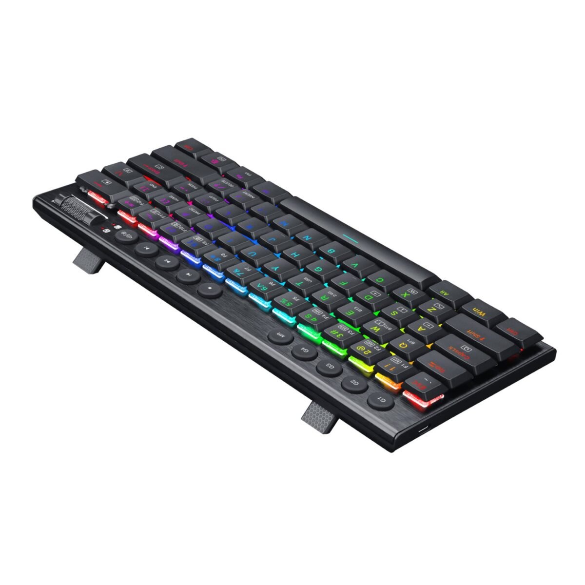 RD-K632-RGB_Redragon-K632-NOCTIS-60-RGB-Wired-Gaming-Keyboard-–-Black_wr_05a REDRAGON Horus Mini 61Key Red Switch RGB Low Profile Gaming Mechanical Keyboard - Black - Image 5