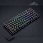 REDRAGON Horus Mini 61Key Red Switch RGB Low Profile Gaming Mechanical Keyboard - Black - Image 6